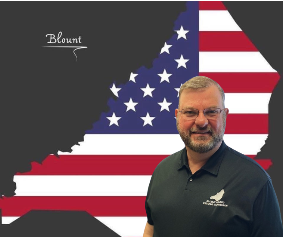 Gregg with Blount County outline of flag